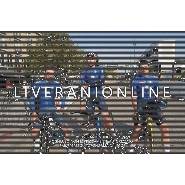18-09-2021 Vigilia Mondiali Flandres 2021; 2021, Astana - Premier Tech; 2021, Ineos Grenadiers; 2021, Jumbo - Visma; Sobrero, Matteo; Ganna, Filippo; Affini, Edoardo; Brugge; FOTO STEFANO SIROTTI-AG ALDO LIVERANI SAS