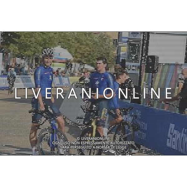 18-09-2021 Vigilia Mondiali Flandres 2021; 2021, Jumbo - Visma; 2021, Ineos Grenadiers; Affini, Edoardo; Ganna, Filippo; Brugge; FOTO STEFANO SIROTTI-AG ALDO LIVERANI SAS