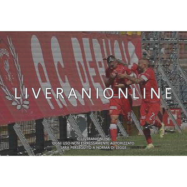 CerquigliniL/LMedia - AC Perugia vs Cosenza Calcio - Campionato di Calcio Serie BKT 2021/2022 18 settembre 2021 - Stadio Renato Curi, Perugia, Italia Nella foto: aleandro rosi (n.2 difensore perugia calcio)&#xA; esulta 1-0 @CerquigliniL/LMedia /AGENZIA ALDO LIVERANI SAS