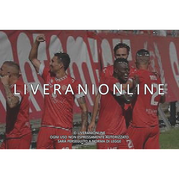 CerquigliniL/LMedia - AC Perugia vs Cosenza Calcio - Campionato di Calcio Serie BKT 2021/2022 18 settembre 2021 - Stadio Renato Curi, Perugia, Italia Nella foto: aleandro rosi (n.2 difensore perugia calcio)&#xA; esulta 1-0 @CerquigliniL/LMedia /AGENZIA ALDO LIVERANI SAS