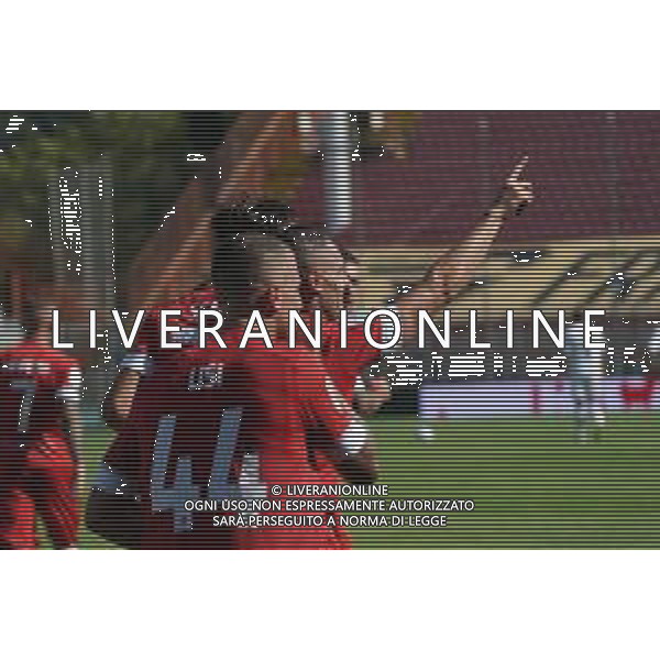 CerquigliniL/LMedia - AC Perugia vs Cosenza Calcio - Campionato di Calcio Serie BKT 2021/2022 18 settembre 2021 - Stadio Renato Curi, Perugia, Italia Nella foto: aleandro rosi (n.2 difensore perugia calcio)&#xA; esulta 1-0 @CerquigliniL/LMedia /AGENZIA ALDO LIVERANI SAS