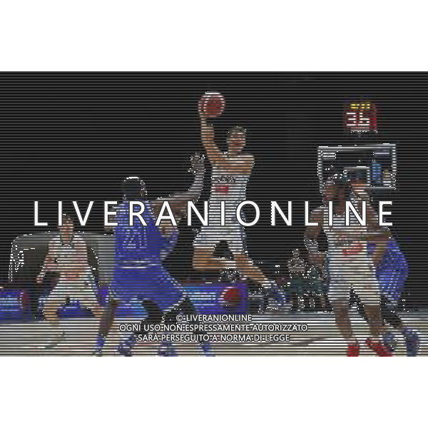 BOLOGNA 18/09/2021 Basket -Discovery+Supercoppa 2021 - Quarti di Finale - Happy Casa Brindisi vs Banco di Sardegna Sassari - nella foto: zanelli alessandro ©Claudio Zamagni/Agenzia Aldo Liverani