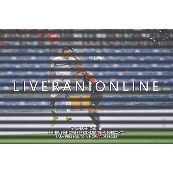 VigoD/LMedia - Genoa CFC vs ACF Fiorentina - Italian football Serie A match 2021/2022 18 September 2021 - Luigi Ferraris stadium, Genova, Italy Photo showing: Dusan VLAHOVIC (Fiorentina), Zinho Vanheusden (Genoa) @VigoD/LMedia /AGENZIA ALDO LIVERANI SAS