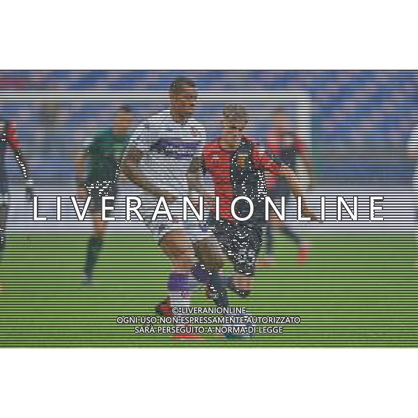 VigoD/LMedia - Genoa CFC vs ACF Fiorentina - Italian football Serie A match 2021/2022 18 September 2021 - Luigi Ferraris stadium, Genova, Italy Photo showing: IGOR (Fiorentina), Nicolo Rovella (Genoa) @VigoD/LMedia /AGENZIA ALDO LIVERANI SAS