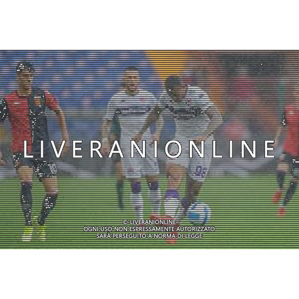 VigoD/LMedia - Genoa CFC vs ACF Fiorentina - Italian football Serie A match 2021/2022 18 September 2021 - Luigi Ferraris stadium, Genova, Italy Photo showing: Filippo Melegoni (Genoa). IGOR (Fiorentina) @VigoD/LMedia /AGENZIA ALDO LIVERANI SAS