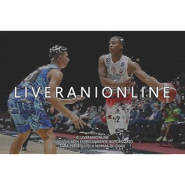 BOLOGNA 18/09/2021 Basket -Discovery+Supercoppa 2021 - Quarti di Finale - AIX Armani Exchange Milano vs Nutribullet Treviso Basket - nella foto: hall devon ©Claudio Zamagni/Agenzia Aldo Liverani