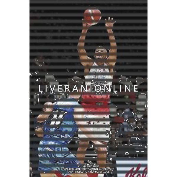 BOLOGNA 18/09/2021 Basket -Discovery+Supercoppa 2021 - Quarti di Finale - AIX Armani Exchange Milano vs Nutribullet Treviso Basket - nella foto: shields shavon ©Claudio Zamagni/Agenzia Aldo Liverani