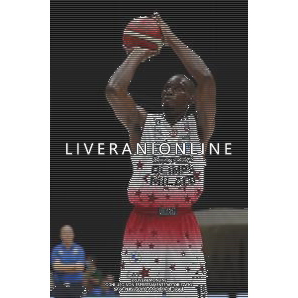 BOLOGNA 18/09/2021 Basket -Discovery+Supercoppa 2021 - Quarti di Finale - AIX Armani Exchange Milano vs Nutribullet Treviso Basket - nella foto: biligha paul ©Claudio Zamagni/Agenzia Aldo Liverani
