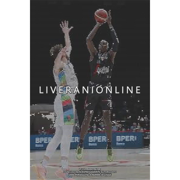 BOLOGNA 18/09/2021 Basket -Discovery+Supercoppa 2021 - Quarti di Finale - Virtus Segafredo Bologna vs Bertram Derthona Tortona - nella foto: hervey kevin ©Claudio Zamagni/Agenzia Aldo Liverani