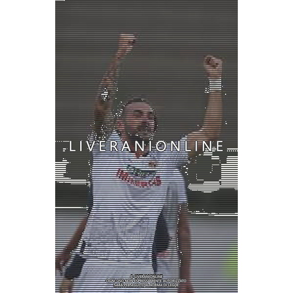 PISTOIESE - REGGIANA CAMPIONATO CALCIO SERIE C LEGA PRO 18.09.2021 NELLA FOTO ESULTANZA DI ERIC LANINI (REGGIANA) ©SANTANDREA /AGENZIA ALDO LIVERANI SAS