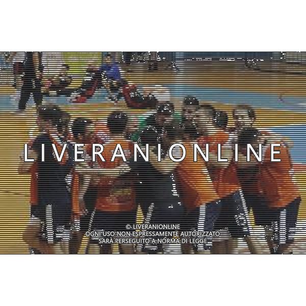 FAENZA 18 09 2021 PALLAMANO ROMAGNA-TERAMO SERIE A2 NELLA FOTO SQUADRA DOPO LA PARTITA ©SANNA/ AGENZIA ALDO LIVERANI SAS