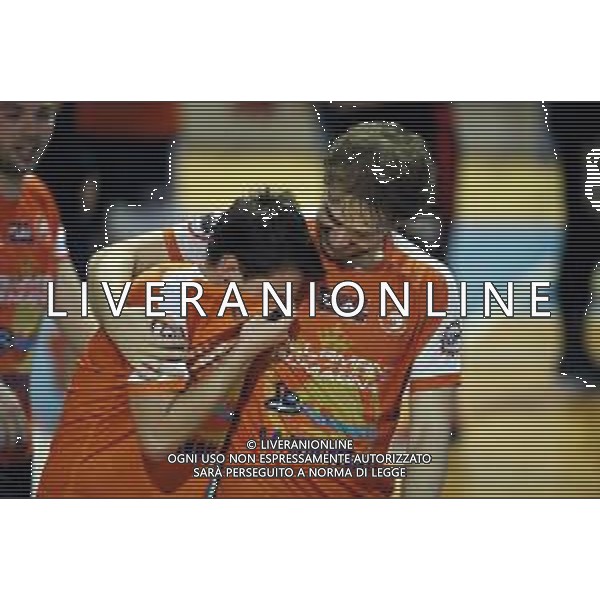 FAENZA 18 09 2021 PALLAMANO ROMAGNA-TERAMO SERIE A2 NELLA FOTO ALBERTINI TOMMASO E CHIARINI DARIO ©SANNA/ AGENZIA ALDO LIVERANI SAS