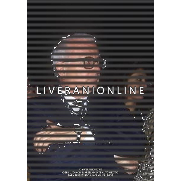 RETROSPETTIVA ENZO BIAGI GIORNALISTA E SCRITTORE E CONDUTTORE TELEVISIVO  NELLA FOTO ENZO BIAGI NELL\'ANNO 1985  AG ALDO LIVERANI SAS 