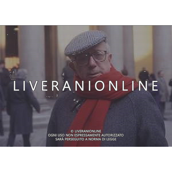 RETROSPETTIVA ENZO BIAGI GIORNALISTA E SCRITTORE E CONDUTTORE TELEVISIVO  NELLA FOTO ENZO BIAGI NELL\'ANNO 1990 AG ALDO LIVERANI SAS 