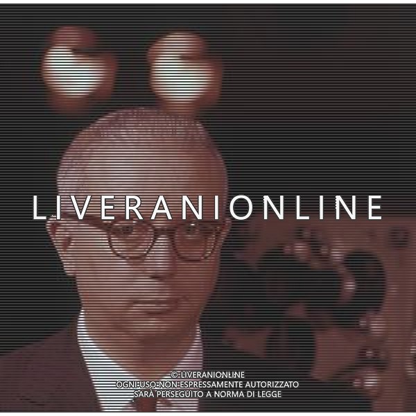 RETROSPETTIVA ENZO BIAGI GIORNALISTA E SCRITTORE E CONDUTTORE TELEVISIVO  NELLA FOTO ENZO BIAGI AG ALDO LIVERANI SAS 