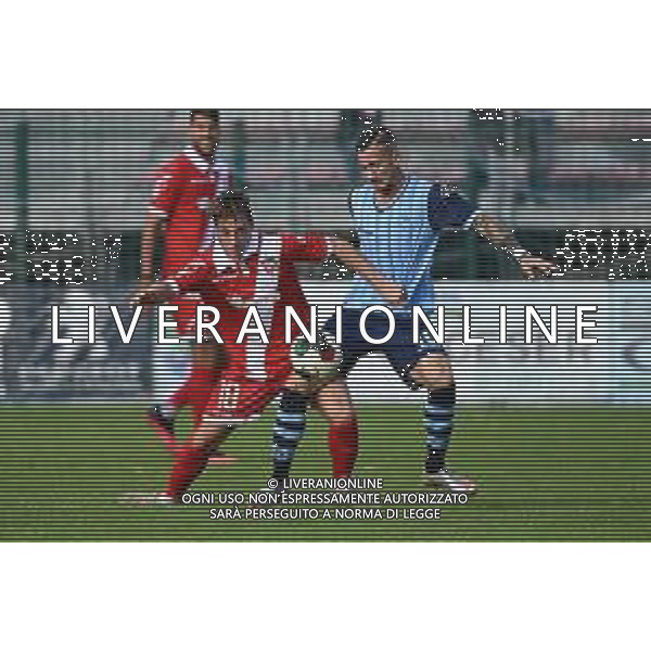 © TVRG Bertini (Mantova) SX e Manconi (AlbinoLeffe) DX AlbinoLeffe vs Mantova Campionato Serie C girone A - 4a giornata Gorgonzola (MI) 19-09-2021 Stadio Citta\' di Gorgonzola foto Roberto Garavaglia/ag. Aldo Liverani sas