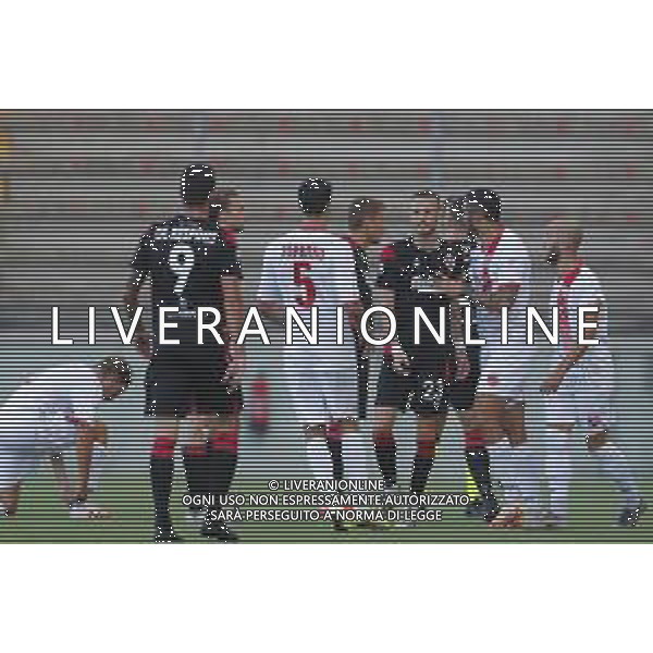 Teramo vs Vis Pesaro Campionato di Calcio serie C girone B 2021-2022 del 19-09-2021 - nella foto: momento di tensione tra i giocatori ©Claudio Zamagni/Agenzia Aldo Liverani/ AGENZIA ALDO LIVERANI SAS