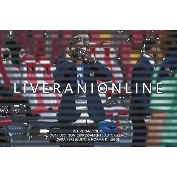 GriffoniE/LMedia - Women&#39;s World Cup 2023 Qualifiers - Italy vs Moldova - FIFA World Cup 17 September 2021 - Nereo Rocco stadium, Trieste, Italy Photo showing: Milena Bertolini (Head coach of Italy) @GriffoniE/LMedia AG ALDO LIVERANI SAS