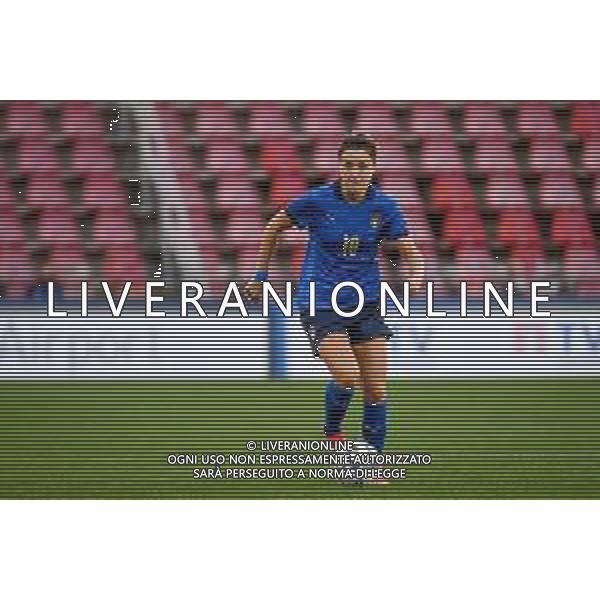 GriffoniE/LMedia - Women&#39;s World Cup 2023 Qualifiers - Italy vs Moldova - FIFA World Cup 17 September 2021 - Nereo Rocco stadium, Trieste, Italy Photo showing: Cristiana Girelli (Italy) @GriffoniE/LMedia AG ALDO LIVERANI SAS