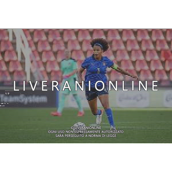 GriffoniE/LMedia - Women&#39;s World Cup 2023 Qualifiers - Italy vs Moldova - FIFA World Cup 17 September 2021 - Nereo Rocco stadium, Trieste, Italy Photo showing: Sara Gama (Italy) @GriffoniE/LMedia AG ALDO LIVERANI SAS