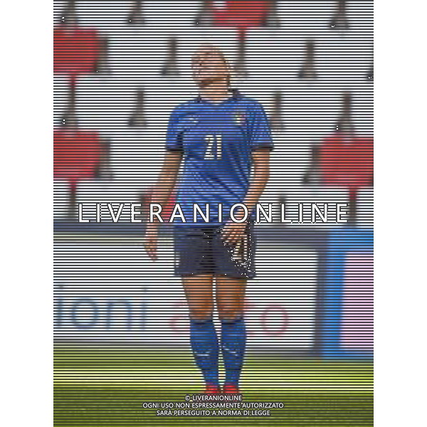 GriffoniE/LMedia - Women&#39;s World Cup 2023 Qualifiers - Italy vs Moldova - FIFA World Cup 17 September 2021 - Nereo Rocco stadium, Trieste, Italy Photo showing: Valentina Cernoia (Italy) @GriffoniE/LMedia AG ALDO LIVERANI SAS
