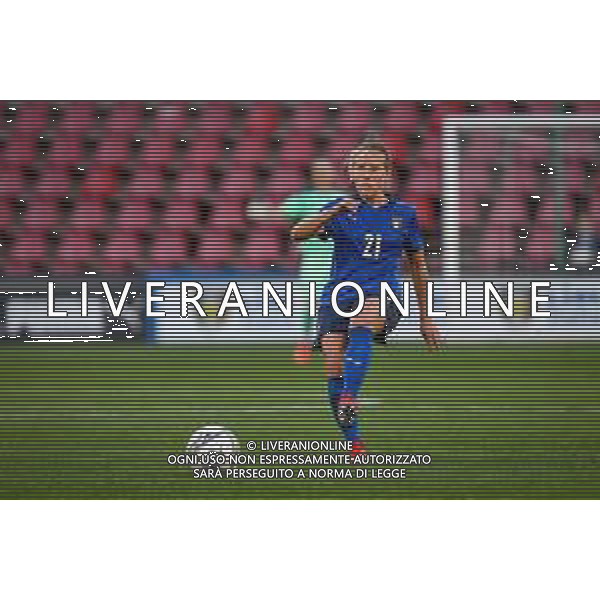 GriffoniE/LMedia - Women&#39;s World Cup 2023 Qualifiers - Italy vs Moldova - FIFA World Cup 17 September 2021 - Nereo Rocco stadium, Trieste, Italy Photo showing: Valentina Cernoia (Italy) @GriffoniE/LMedia AG ALDO LIVERANI SAS