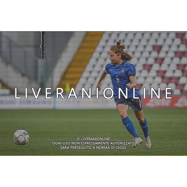 GriffoniE/LMedia - Women&#39;s World Cup 2023 Qualifiers - Italy vs Moldova - FIFA World Cup 17 September 2021 - Nereo Rocco stadium, Trieste, Italy Photo showing: Manuela Giuliano (Italy) @GriffoniE/LMedia AG ALDO LIVERANI SAS