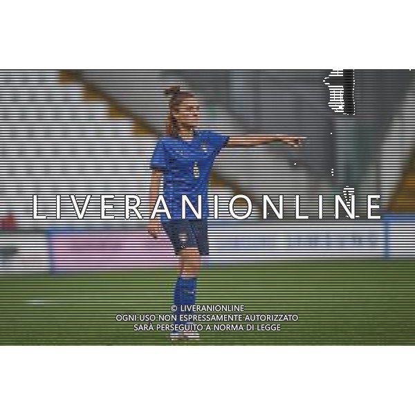GriffoniE/LMedia - Women&#39;s World Cup 2023 Qualifiers - Italy vs Moldova - FIFA World Cup 17 September 2021 - Nereo Rocco stadium, Trieste, Italy Photo showing: Manuela Giuliano (Italy) @GriffoniE/LMedia AG ALDO LIVERANI SAS