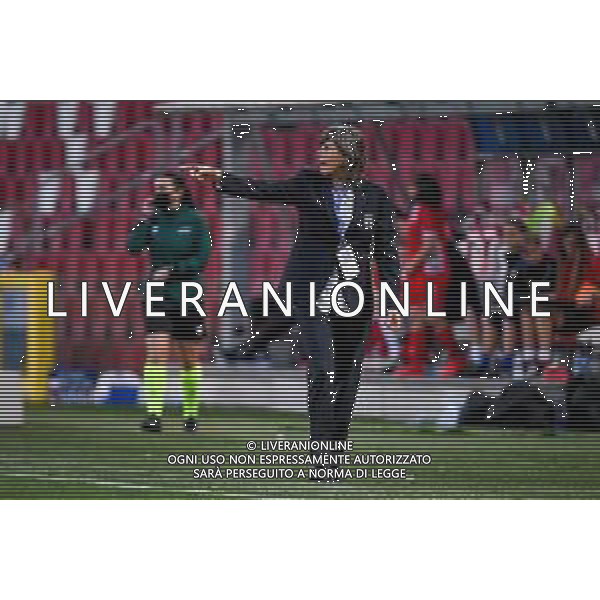 GriffoniE/LMedia - Women&#39;s World Cup 2023 Qualifiers - Italy vs Moldova - FIFA World Cup 17 September 2021 - Nereo Rocco stadium, Trieste, Italy Photo showing: Milena Bertolini (Head coach of Italy) @GriffoniE/LMedia AG ALDO LIVERANI SAS