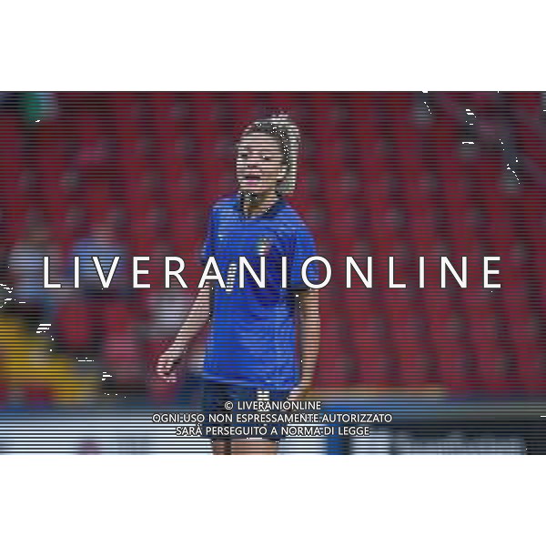 GriffoniE/LMedia - Women&#39;s World Cup 2023 Qualifiers - Italy vs Moldova - FIFA World Cup 17 September 2021 - Nereo Rocco stadium, Trieste, Italy Photo showing: Martina Rosucci (Italy) @GriffoniE/LMedia AG ALDO LIVERANI SAS
