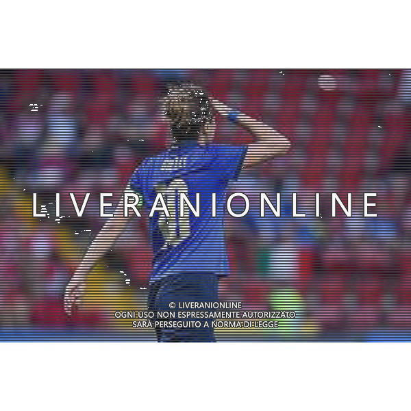 GriffoniE/LMedia - Women&#39;s World Cup 2023 Qualifiers - Italy vs Moldova - FIFA World Cup 17 September 2021 - Nereo Rocco stadium, Trieste, Italy Photo showing: Cristiana Girelli (Italy) @GriffoniE/LMedia AG ALDO LIVERANI SAS