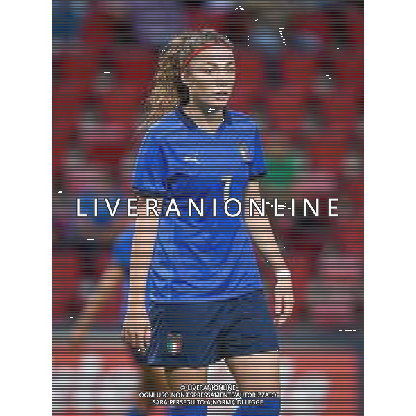 GriffoniE/LMedia - Women&#39;s World Cup 2023 Qualifiers - Italy vs Moldova - FIFA World Cup 17 September 2021 - Nereo Rocco stadium, Trieste, Italy Photo showing: Benedetta Glionna (Italy) @GriffoniE/LMedia AG ALDO LIVERANI SAS