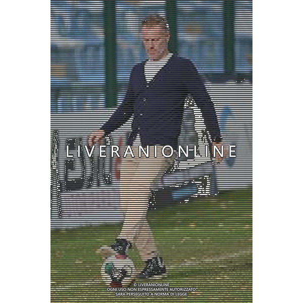 © TVRG Michele Marcolini allenatore AlbinoLeffe AlbinoLeffe vs Mantova Campionato Serie C girone A - 4a giornata Gorgonzola (MI) 19-09-2021 Stadio Citta\' di Gorgonzola foto Roberto Garavaglia/ag. Aldo Liverani sas