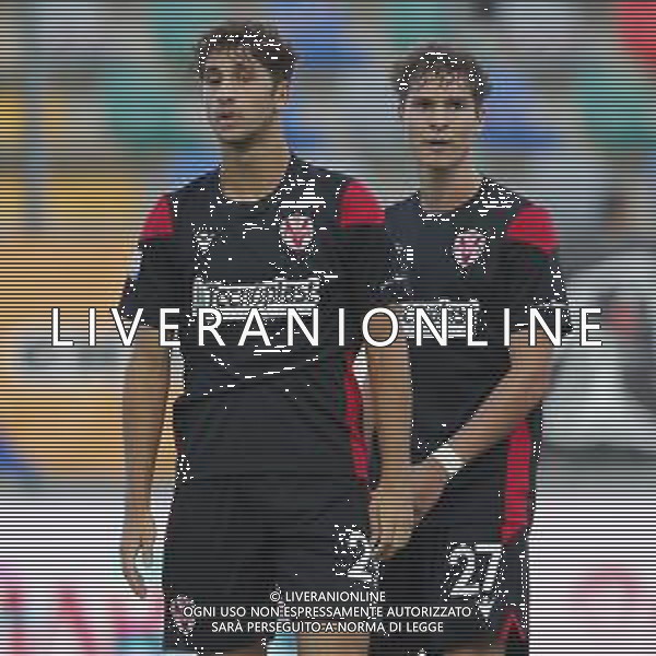Teramo vs Vis Pesaro Campionato di Calcio serie C girone B 2021-2022 del 19-09-2021 - nella foto: Rossi Domenico (vis pesaro) Saccani Matteo(vis pesaro) ©Claudio Zamagni/Agenzia Aldo Liverani/ AGENZIA ALDO LIVERANI SAS
