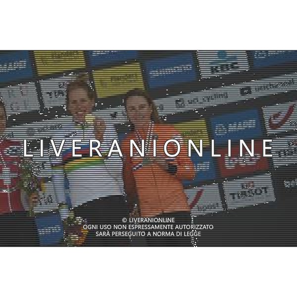 20-09-2021 World Championships Elite Women Cronometro; 2021, Olanda; Van Dijk, Ellen; Van Vleuten, Annemiek; Brugge; ©SIROTTI / AGENZIA ALDO LIVERANI SAS