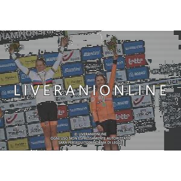 20-09-2021 World Championships Elite Women Cronometro; 2021, Olanda; Van Dijk, Ellen; Van Vleuten, Annemiek; Brugge; ©SIROTTI / AGENZIA ALDO LIVERANI SAS