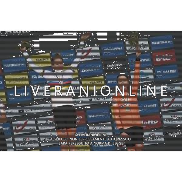 20-09-2021 World Championships Elite Women Cronometro; 2021, Olanda; Van Dijk, Ellen; Van Vleuten, Annemiek; Brugge; ©SIROTTI / AGENZIA ALDO LIVERANI SAS