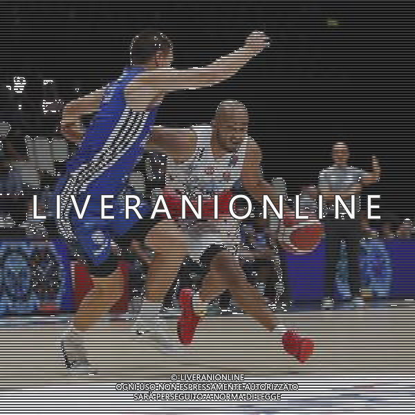 BOLOGNA 20/09/2021 Basket -Discovery + Supercoppa 2021 - Semifinale - Happy Casa Brindisi vs AIX Armani Exchange Milano - nella foto: Shields Shavon(AX Armani Exchanghe Olimpia Milano) ©Claudio Zamagni/Agenzia Aldo Liverani