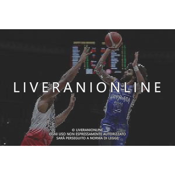 BOLOGNA 20/09/2021 Basket -Discovery + Supercoppa 2021 - Semifinale - Happy Casa Brindisi vs AIX Armani Exchange Milano - nella foto: Perkins Josh (Happy Casa Brindisi) ©Claudio Zamagni/Agenzia Aldo Liverani