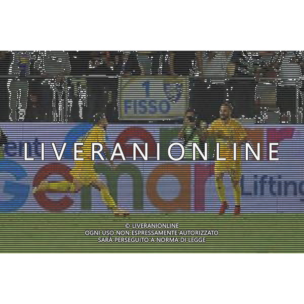 Frosinone vs Brescia Campionato Serie B - 5 Giornata Stadio B.Stirpe - Frosinone 20-09-2021 nella foto Esultanza Canotto e Zampano ©Federico Gaetano / AGENZIA ALDO LIVERANI SAS