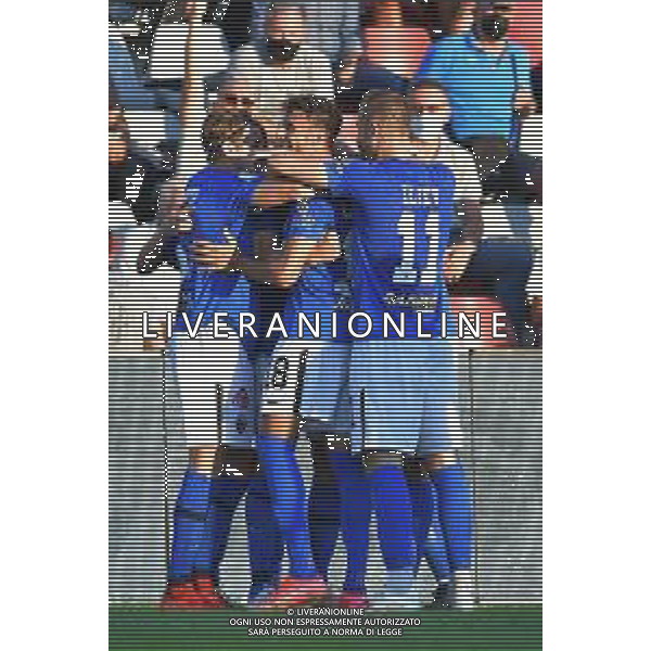 ©Alessandro Falzone/Agenzia Aldo Liverani Alessandria 21.09.2021 Stadio Giuseppe Moccagatta Alessandria vs Ascoli Serie B Stagione 2021/22 Nella foto : esultanza gol di botteghin