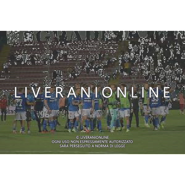 ©Alessandro Falzone/Agenzia Aldo Liverani Alessandria 21.09.2021 Stadio Giuseppe Moccagatta Alessandria vs Ascoli Serie B Stagione 2021/22 Nella foto : esultanze finali ascoli