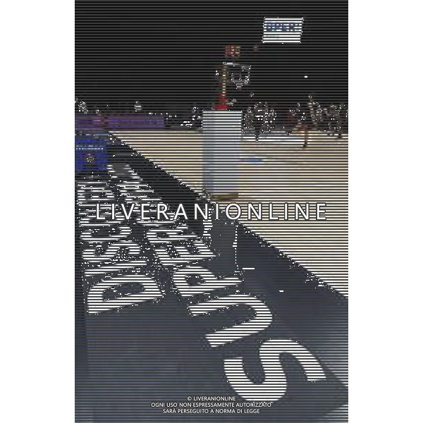 BOLOGNA 21/09/2021 Basket -Discovery + Finale Supercoppa 2021 - AIX Armani Exchange Milano vs Segafredo Virtus Bologna - nella foto: il trofeo della supercoppa di basket 2021 ©Claudio Zamagni/Agenzia Aldo Liverani
