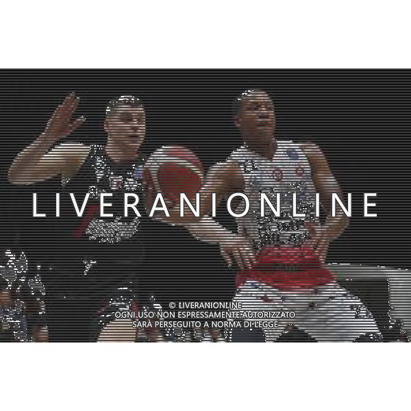 BOLOGNA 21/09/2021 Basket -Discovery + Finale Supercoppa 2021 - AIX Armani Exchange Milano vs Segafredo Virtus Bologna - nella foto: Hall Devon(AX Armani Exchanghe Olimpia Milano) ©Claudio Zamagni/Agenzia Aldo Liverani