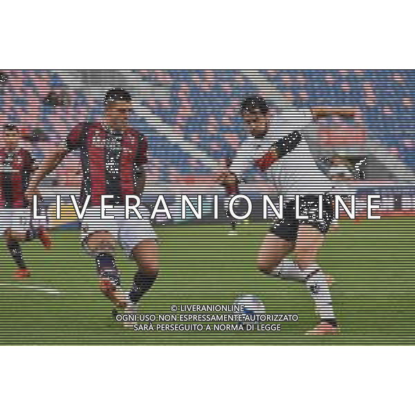 BOLOGNA - GENOA CAMPIONATO CALCIO SERIE A TIM 21.09.2021 NELLA FOTO MATTIA DESTRO E KEVIN BONIFAZI ©VILLANI/AGENZIA ALDO LIVERANI SAS