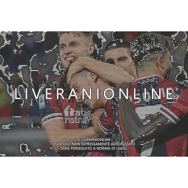 BOLOGNA - GENOA CAMPIONATO CALCIO SERIE A TIM 21.09.2021 NELLA FOTO ESULTANZA DI AARON HICKEY DOPO IL GOL ©VILLANI/AGENZIA ALDO LIVERANI SAS