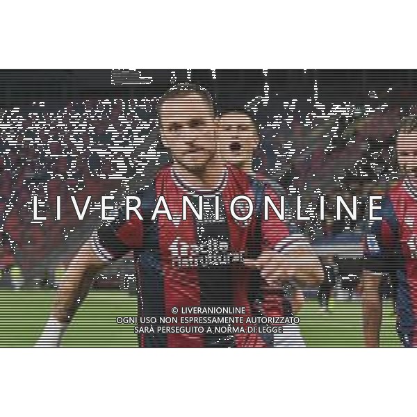 BOLOGNA - GENOA CAMPIONATO CALCIO SERIE A TIM 21.09.2021 NELLA FOTO ESULTANZA DI MARKO ARNAUTOVIC DOPO IL SUO GOL ©VILLANI/AGENZIA ALDO LIVERANI SAS