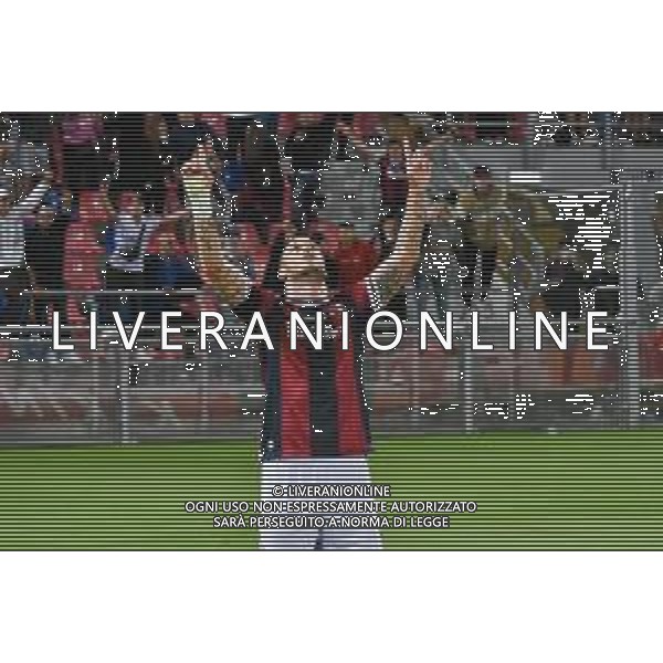 BOLOGNA - GENOA CAMPIONATO CALCIO SERIE A TIM 21.09.2021 NELLA FOTO ESULTANZA DI MARKO ARNAUTOVIC DOPO IL SUO GOL ©VILLANI/AGENZIA ALDO LIVERANI SAS