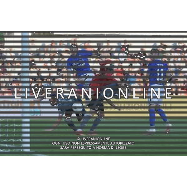©Alessandro Falzone/Agenzia Aldo Liverani Alessandria 21.09.2021 Stadio Giuseppe Moccagatta Alessandria vs Ascoli Serie B Stagione 2021/22 Nella foto : Gol di Eric Fernando Botteghin ©Falzone/AGENZIA ALDO LIVERANI SAS