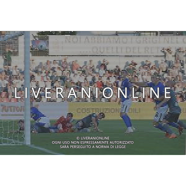 ©Alessandro Falzone/Agenzia Aldo Liverani Alessandria 21.09.2021 Stadio Giuseppe Moccagatta Alessandria vs Ascoli Serie B Stagione 2021/22 Nella foto : Gol di Eric Fernando Botteghin ©Falzone/AGENZIA ALDO LIVERANI SAS
